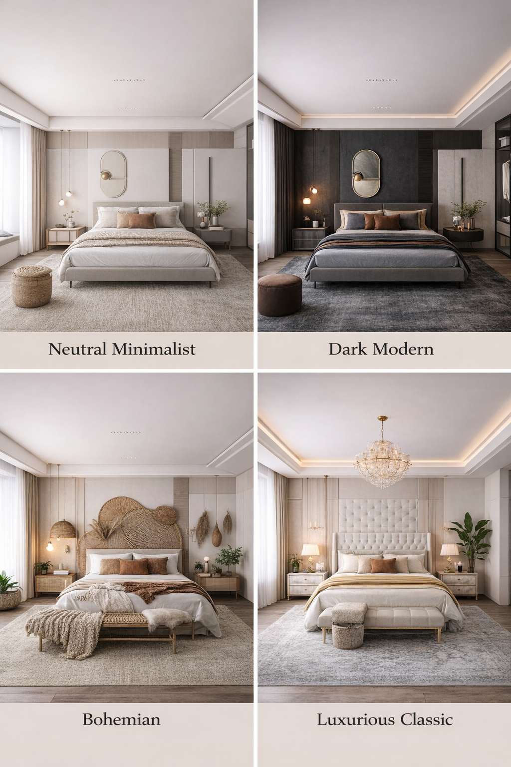 Bedroom interior design by Studio013